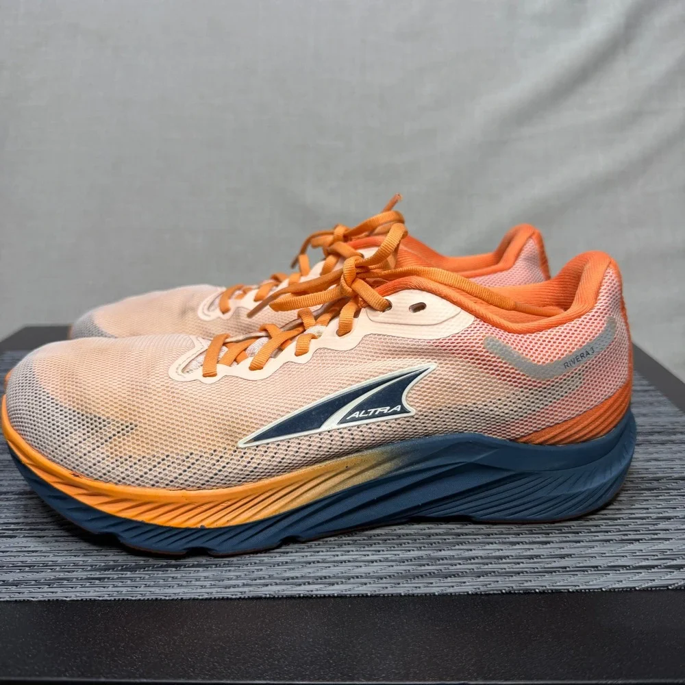 Altra Rivera 3 Shoes - Women 7.5 - Orange Peach Blue Trail AL0A7R7N681 Running